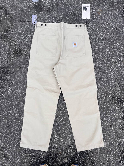 Carhartt WIP Council Pant busker 32 i beige nye