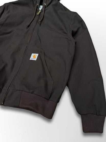 Brugt Carhartt Active Jacket made in USA Carhartt WIP i brun brown Vintage baggy look fit M medium