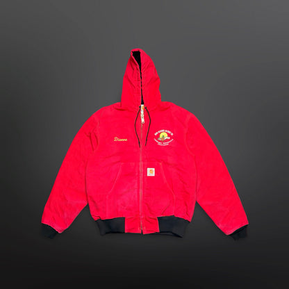 Carhartt Vintage Workwear Hooded Jacket Red – Medium