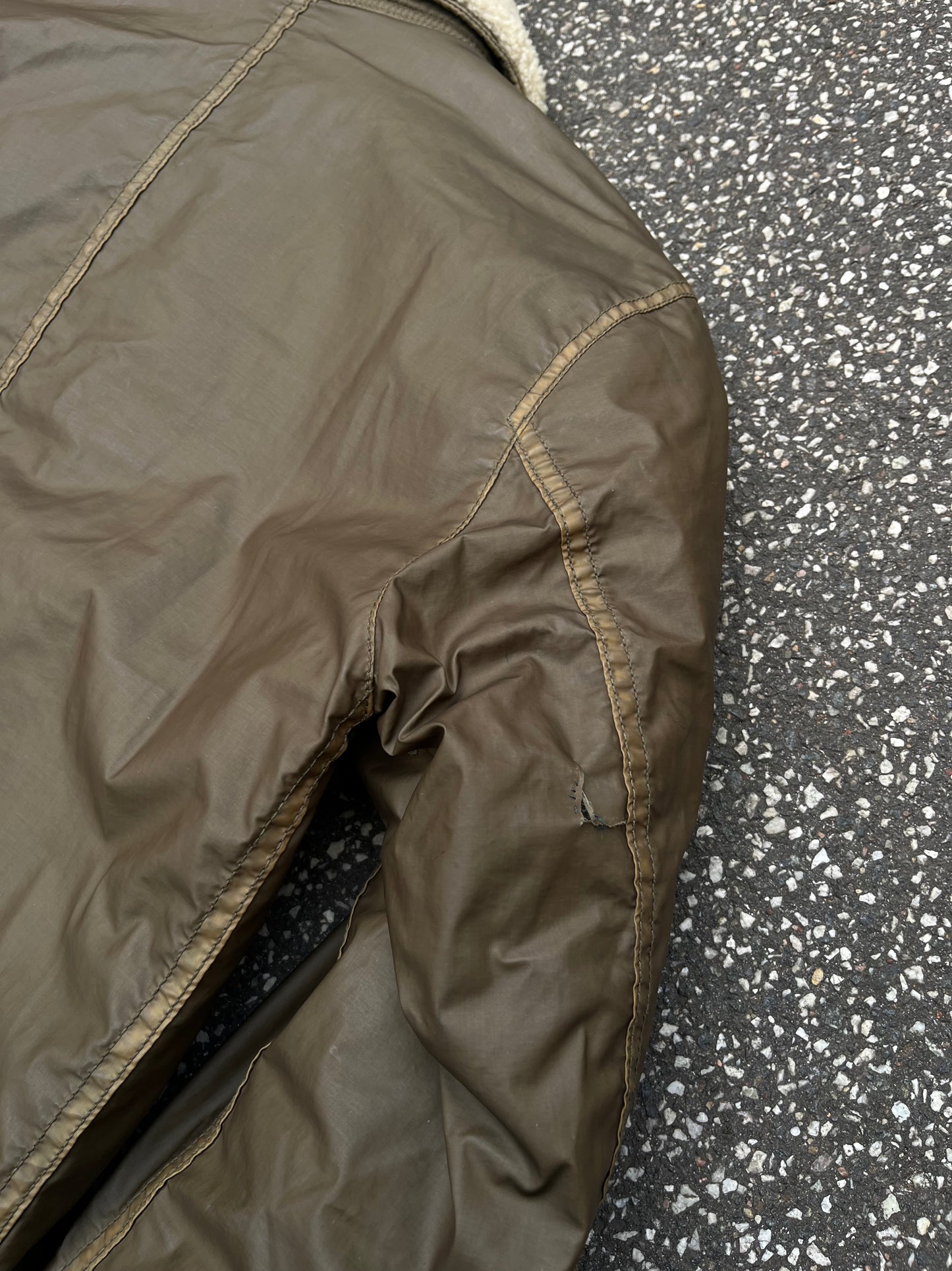 Stone Island Mussola Gommata Jacket – Olive Small