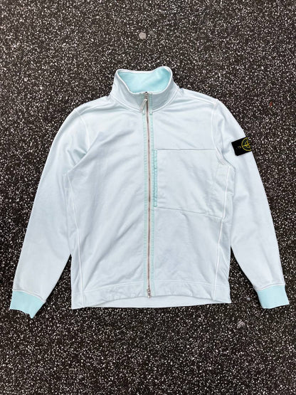Zip up Stone Island jakke 751563947 i lyseblå M medium