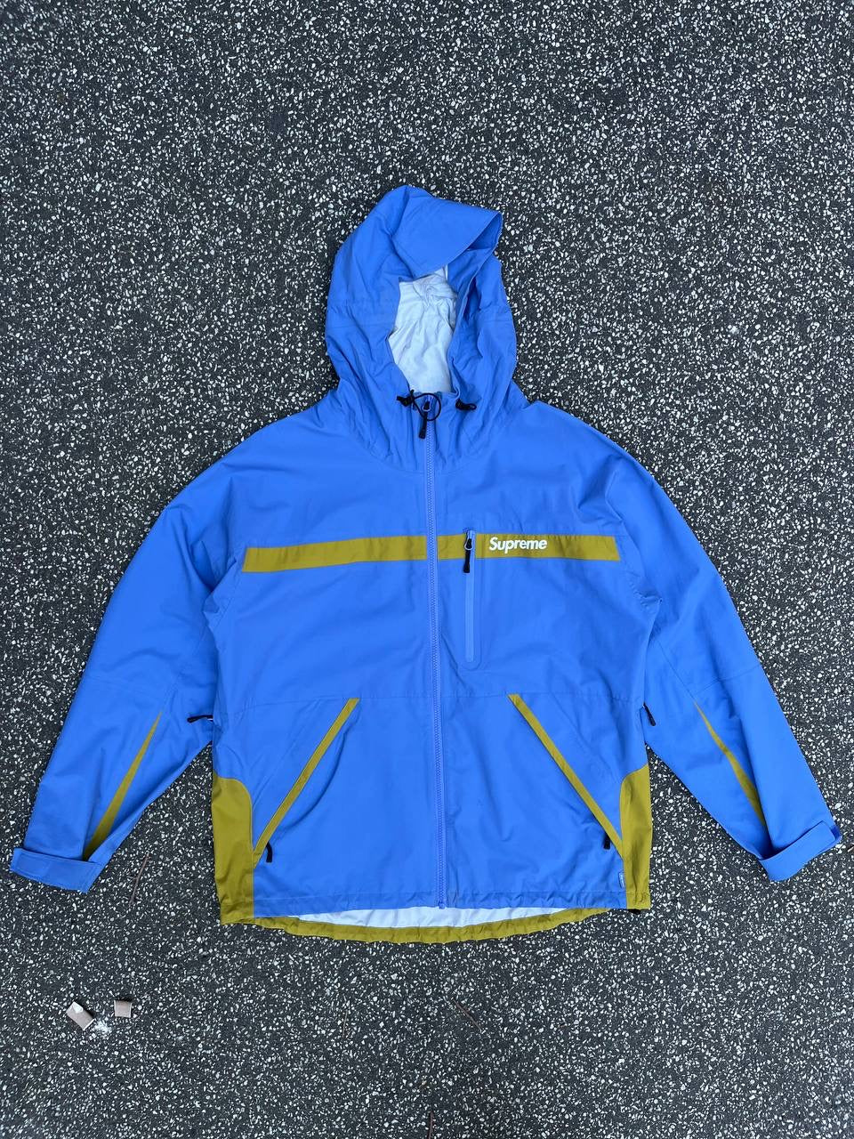 Supreme Skaljakke Regnjakke Big Logo SS17 L Large Blå