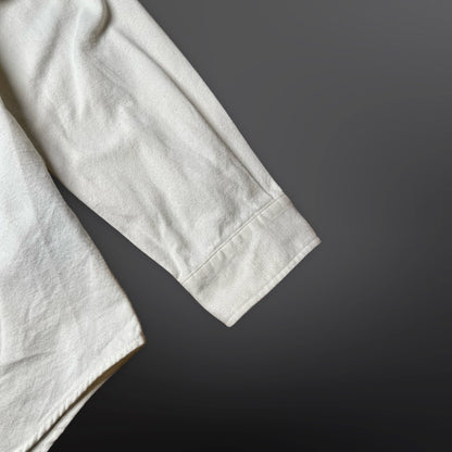 AMI Paris Skjorte med Heart Logo – Off-White – Str. Large 42