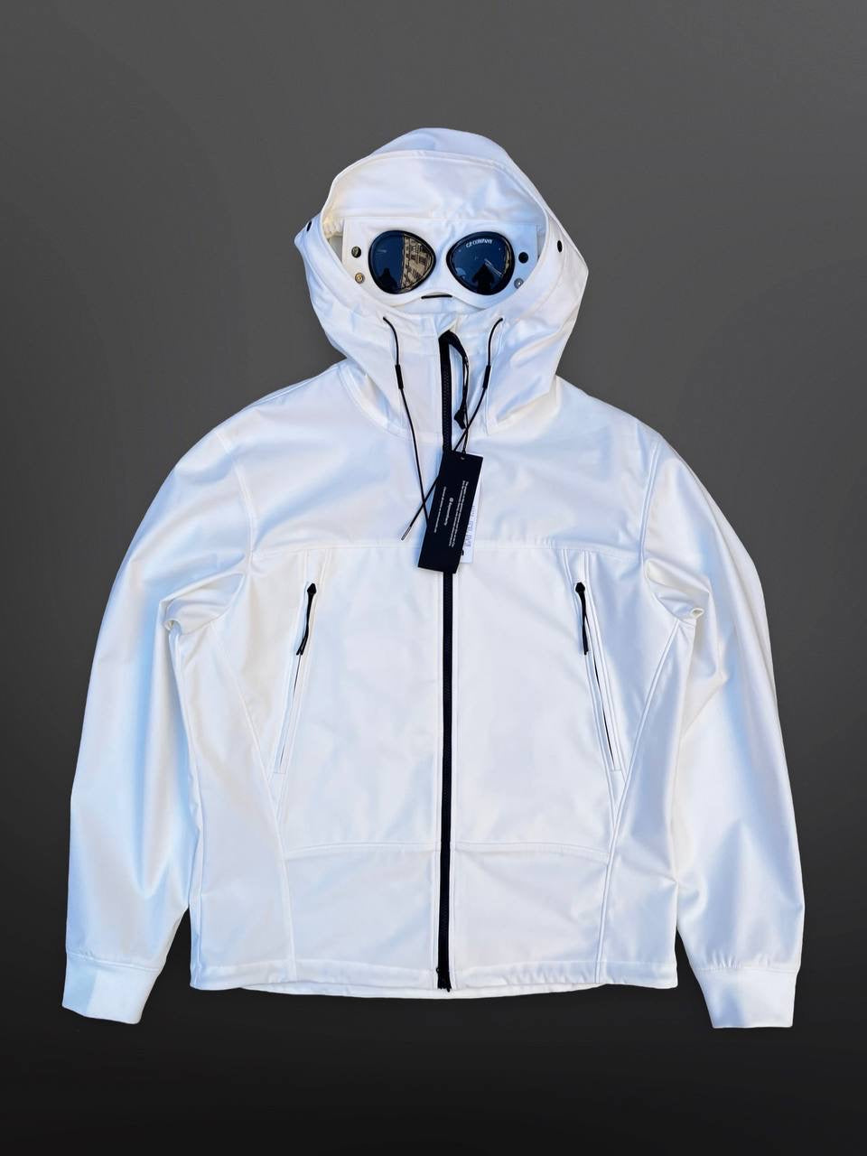 C.P. Company Google Softshell R i Hvid XL 54 Brand New