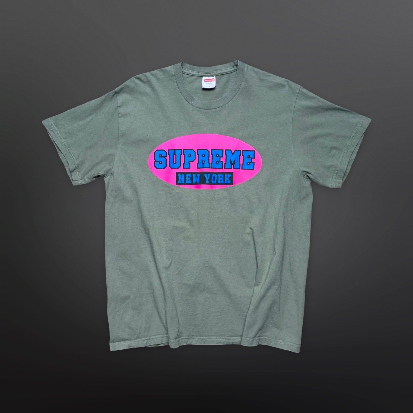 Supreme “New York” Logo T-Shirt – Olive (SS23) M Medium