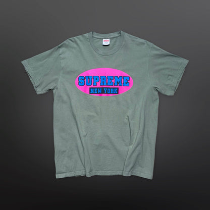 Supreme “New York” Logo T-Shirt – Olive (SS23) M Medium
