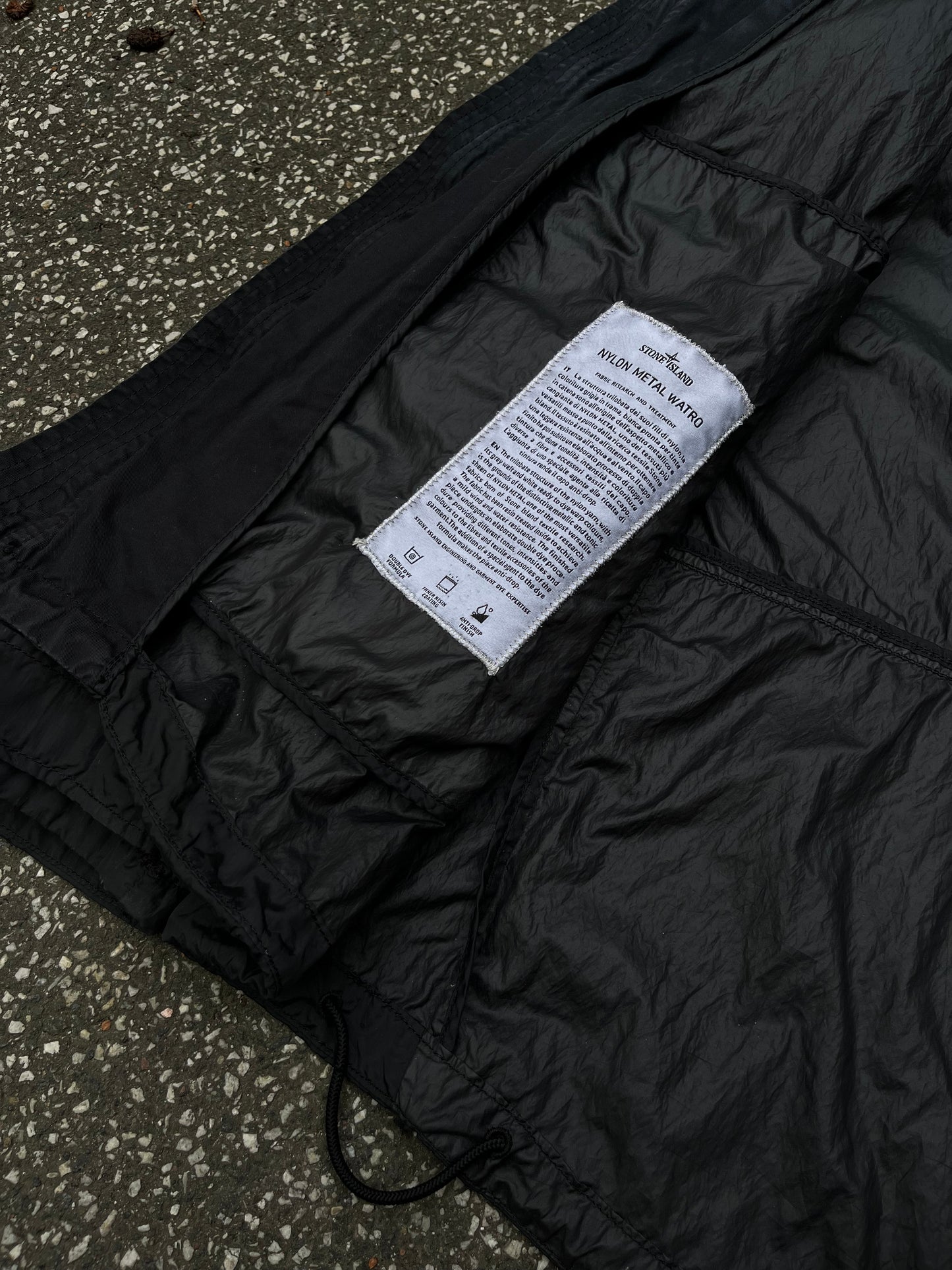 Stone Island Jakke Nylon Metal Watro Jacket Sort Black XXL 641544447