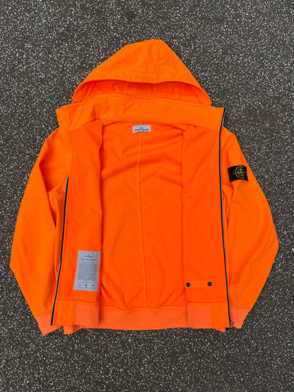 Stone Island Light Soft Shell-R Hoodie – Orange – XXL