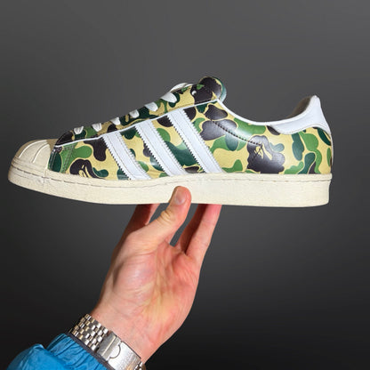 BAPE x adidas Superstar “Camo” – Str. 46