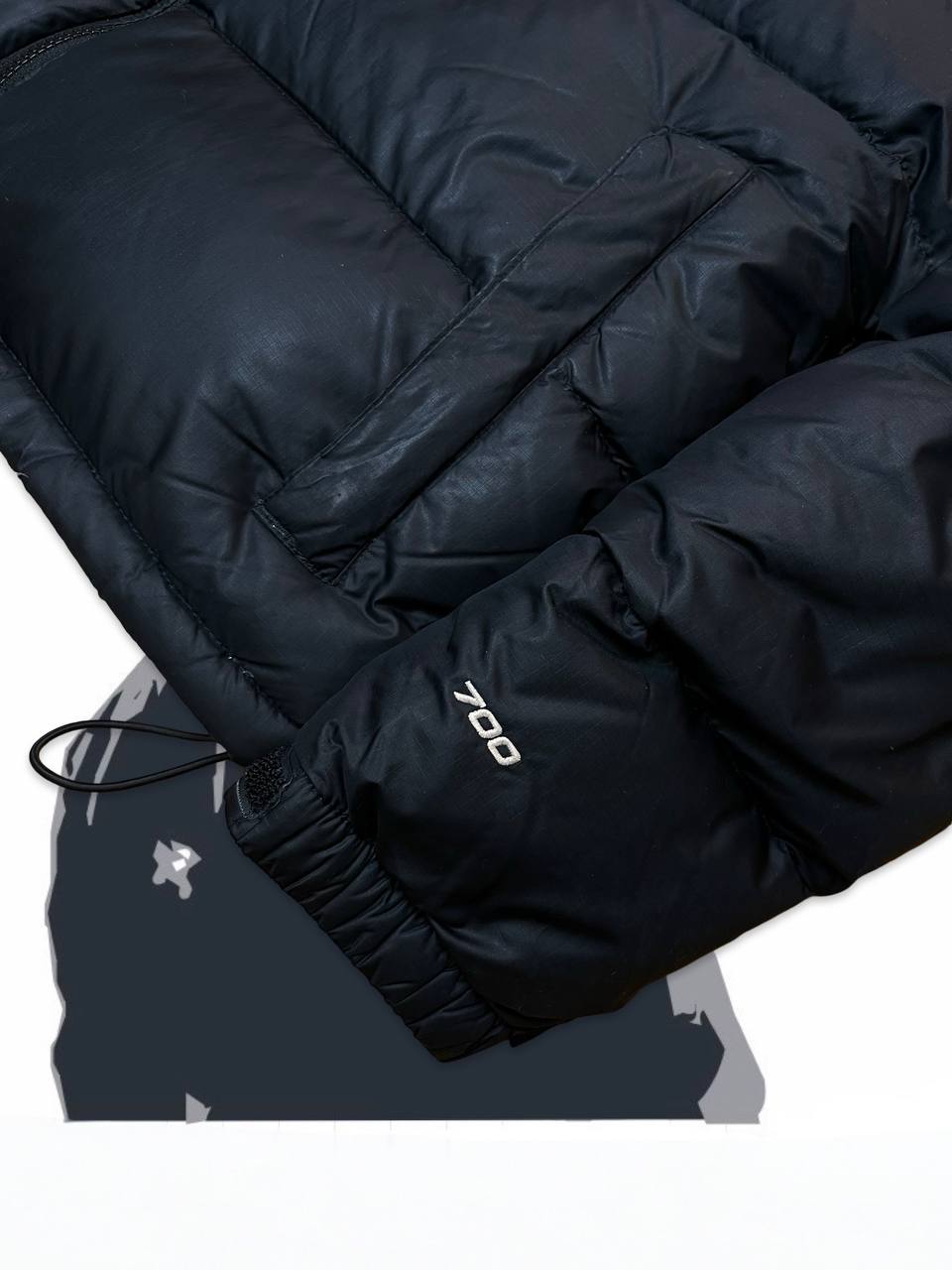 Brugt Used Dunjakke The North Face Nuptse 700 i sort M medium Dame kvinde