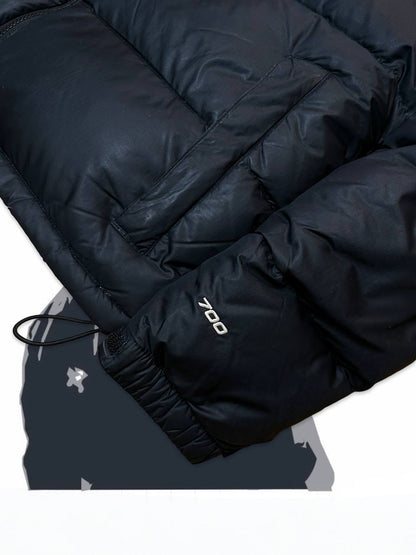 Brugt Used Dunjakke The North Face Nuptse 700 i sort M medium Dame kvinde