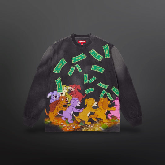 Supreme All Dogs Go To Heaven L/S Top “Night” – Large