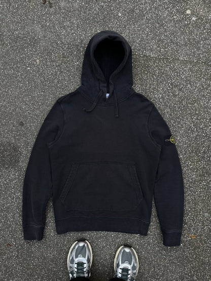 Stone Island Hoodie Hættetrøje Sort Black Large 691562820 Brugt Used