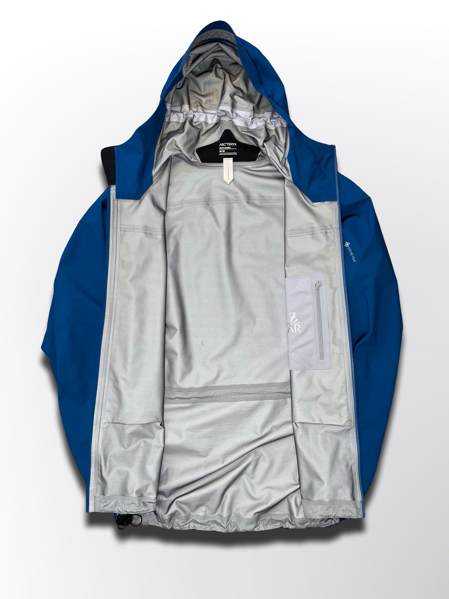 Brugt Arc’teryx Arcteryx Zeta AR Gore-tex Goretex skaljakke i M medium Herre i blå farve