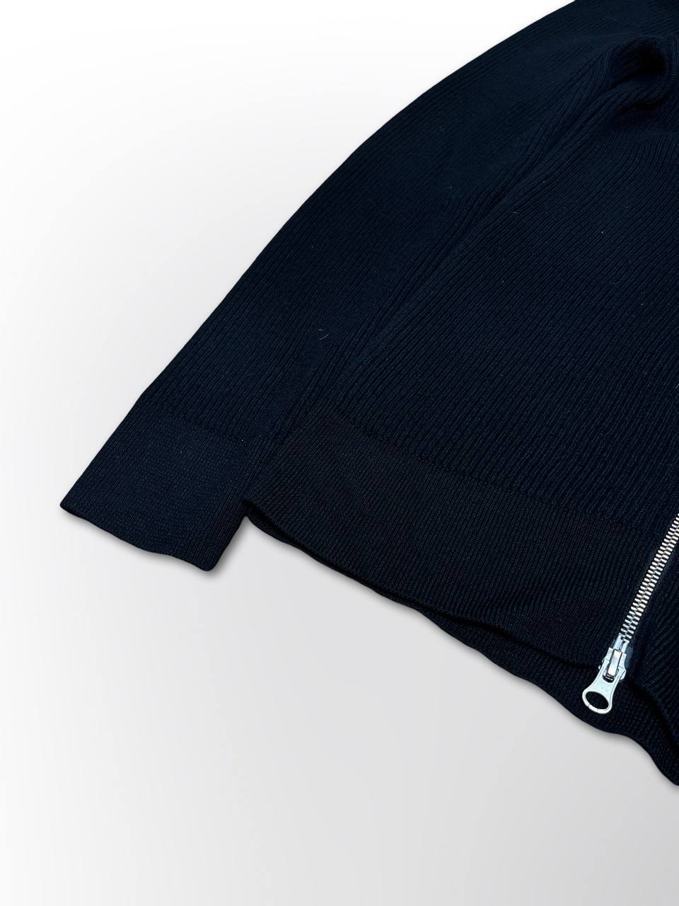 Brugt Used Cardigan Stone Island i Uld i M Medium Sort Black i God Stand