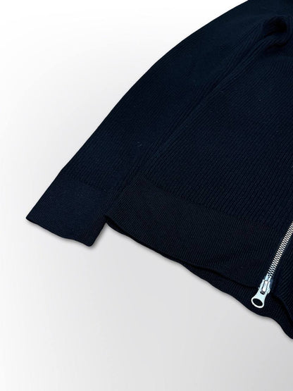 Brugt Used Cardigan Stone Island i Uld i M Medium Sort Black i God Stand