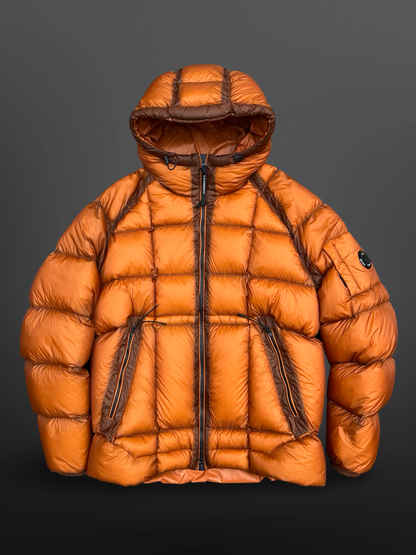 C.P. Company DD Shell Dunjakke Puffer XXL Bombay Brown Fitter L-XL