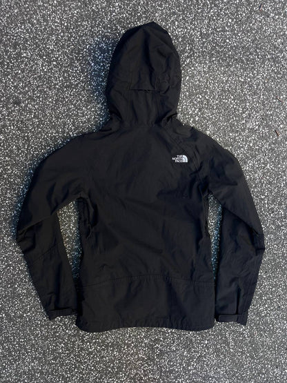 Brugt Used Regnjakke fra The North Face i sort med HyVent membran Regn og vindtæt jakke skaljakke fra The North Face i XS xsmall dame