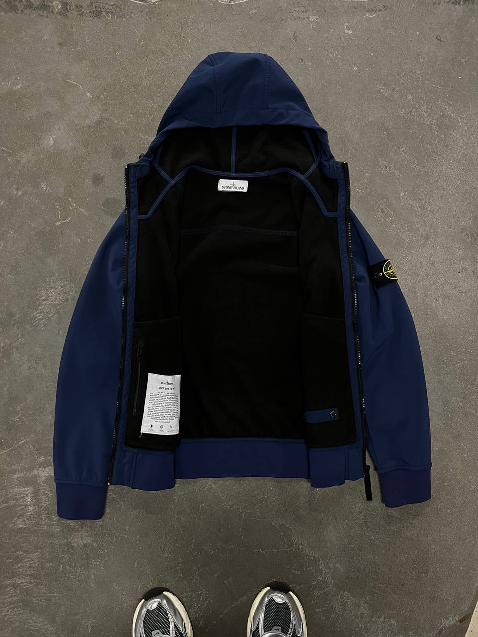 Stone Island Softshell R Large Navy Brugt