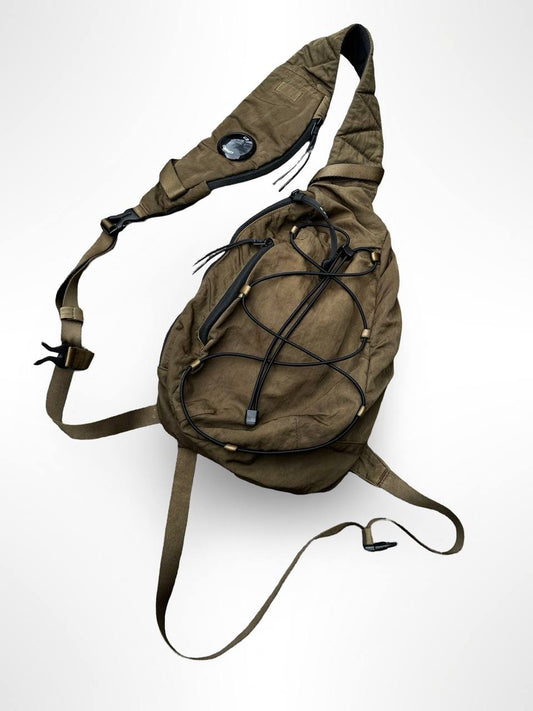 C.P.Company Sling Bag Skuldertaske Bag Grøn Khaki Militær Brugt