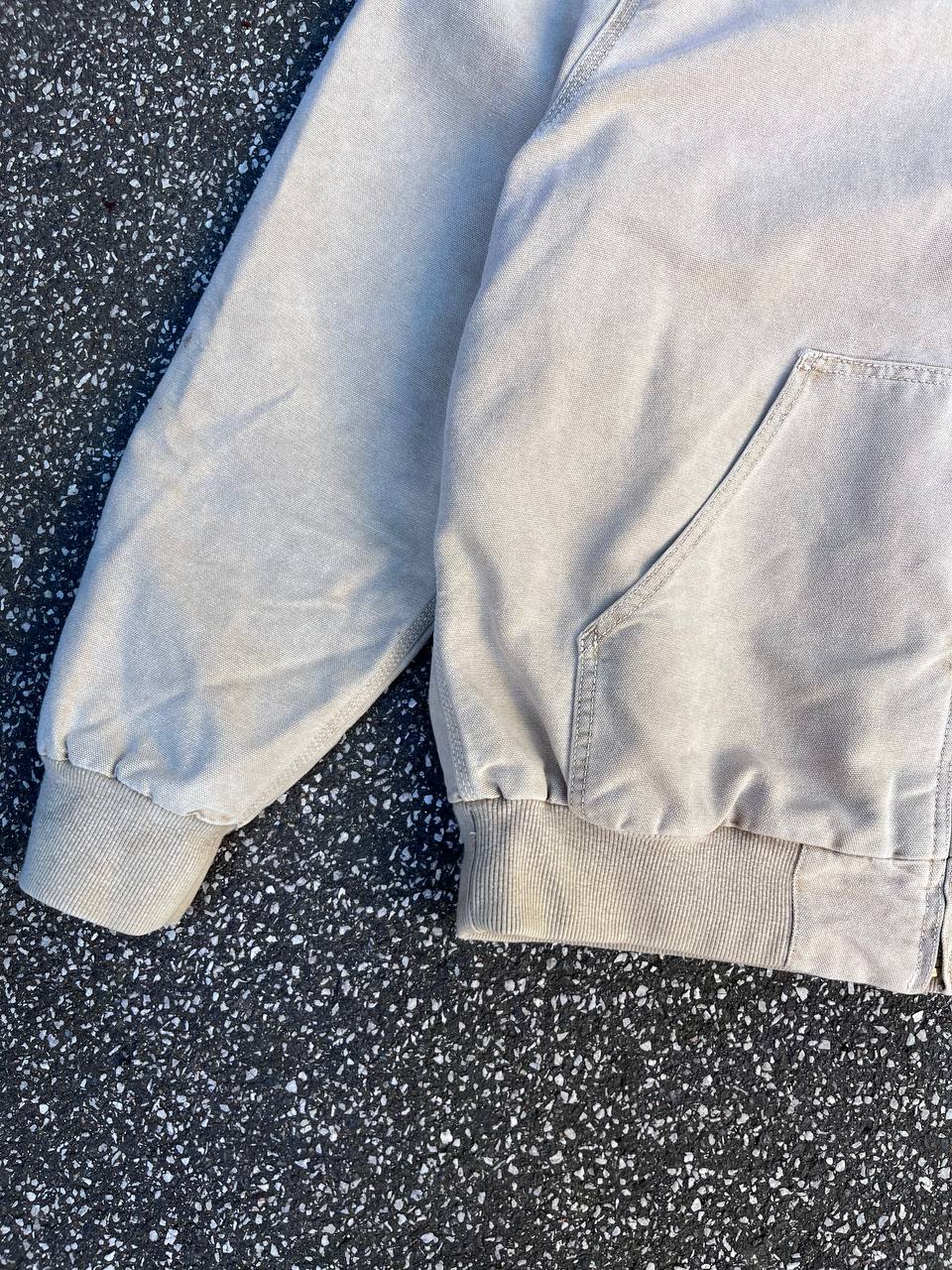 Vintage Carhartt Active Jacket i beige Carhartt WIP jakke i L large mænd (unisex)