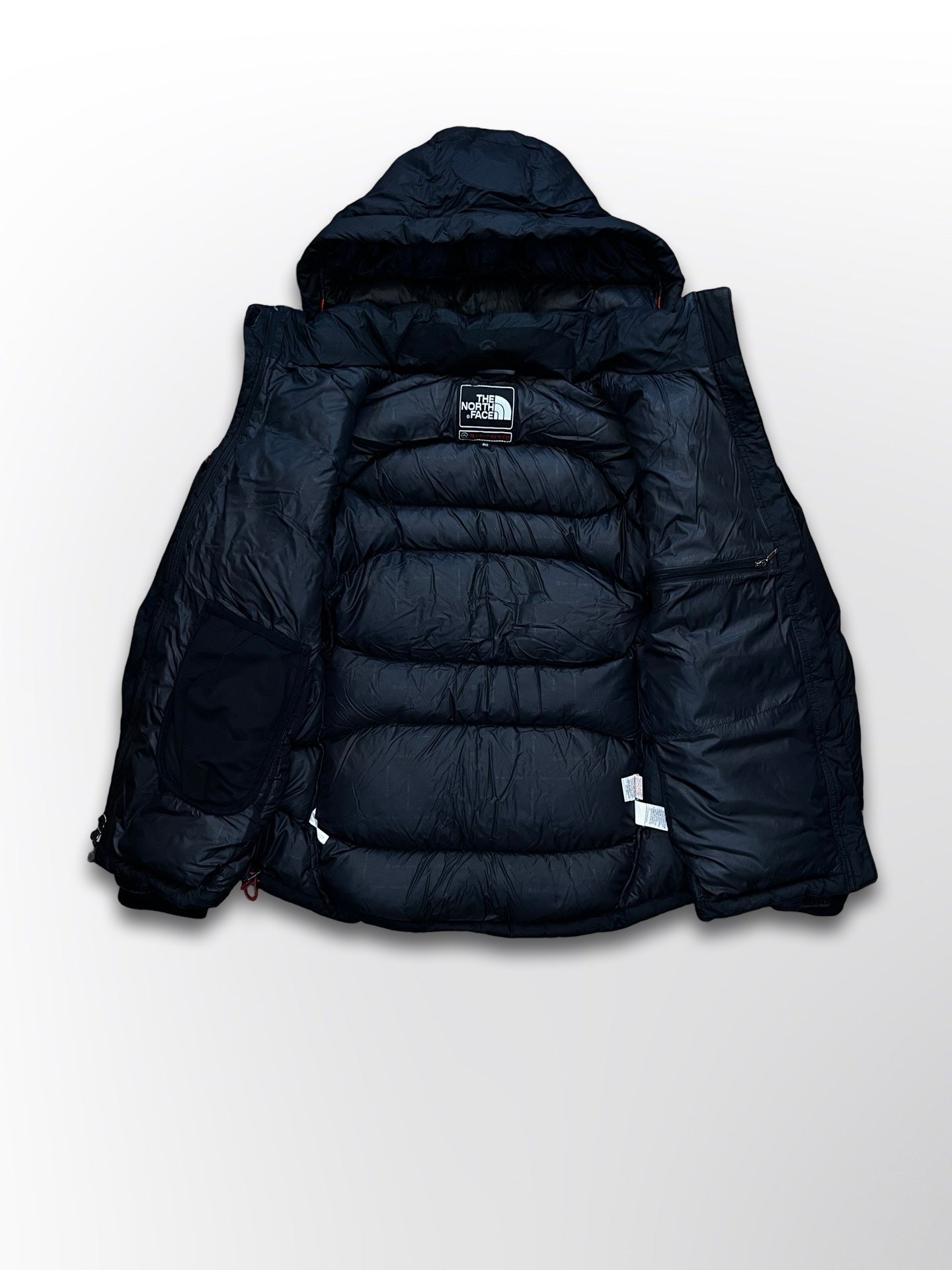 Brugt Vinterjakke Dunjakke The North Face Baltoro Summit Series 800 Hyvent Vind og Vandtæt Jakke i Sort S Small dame kvinde