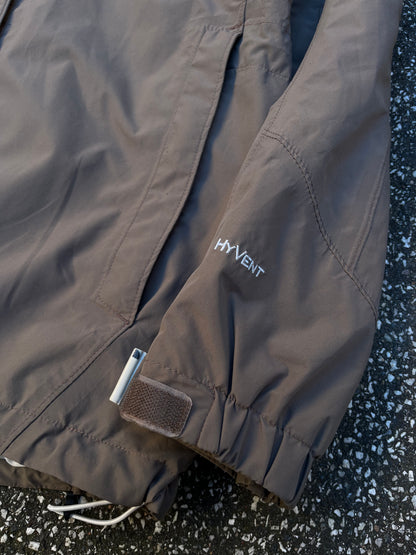 The north face jakke Skijakke regnjakke skaljakke i brun L large dame