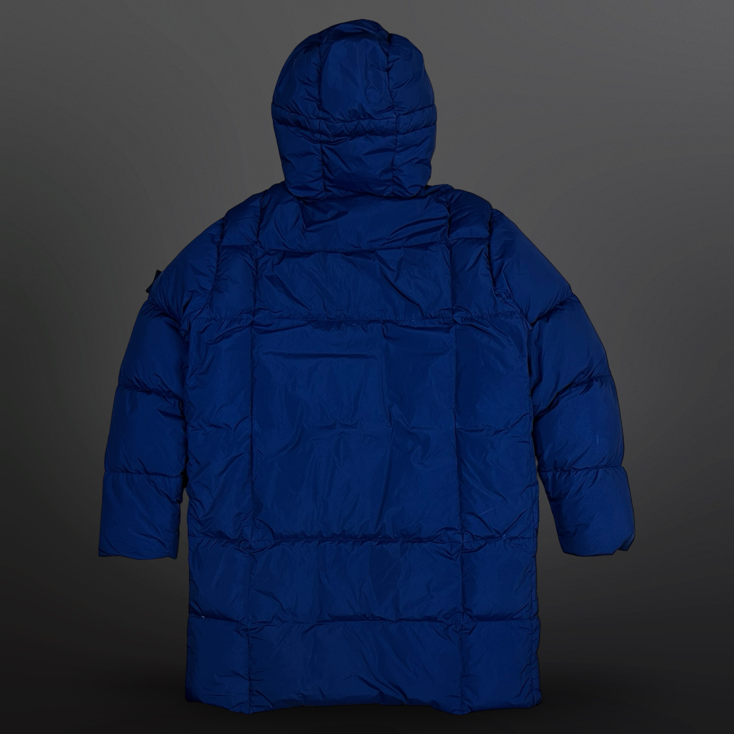 Stone Island Crinkle Reps Down Parka – Navy Str. L