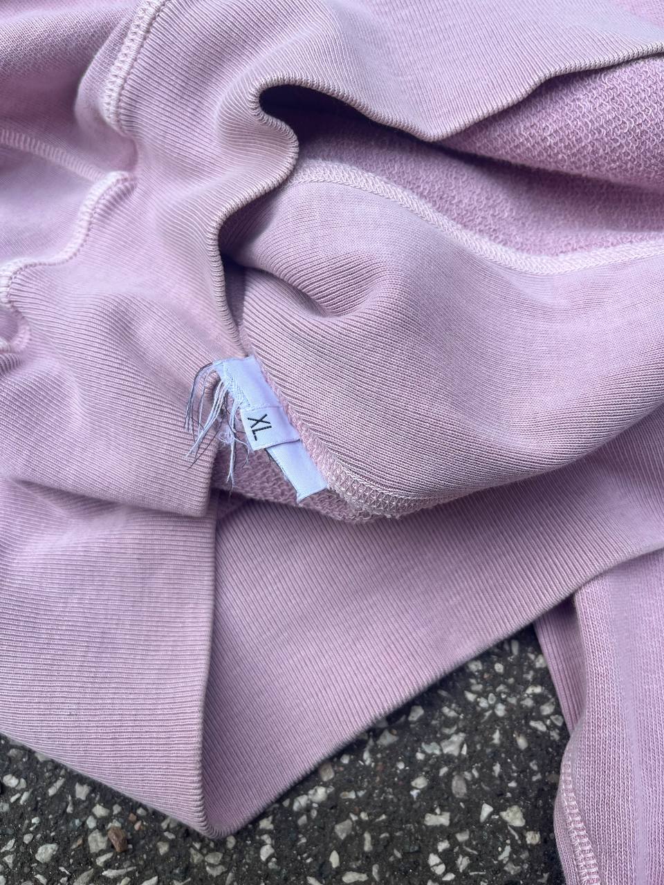 Brugt Sweatshirt fra Stone Island sten Ø SI i XL herre mænd i pink Lyserød Farve