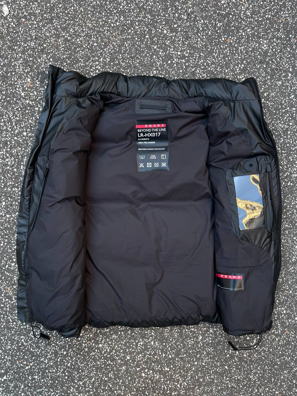 Prada Vest Beyond The Line XXL (Fits XL) Med Hætte