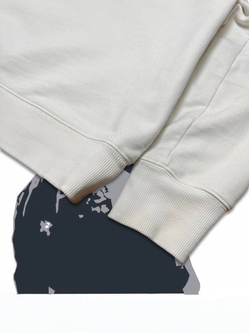 Brugt Used C.P.Company Sweatshirt i M medium Hvid white i god stand