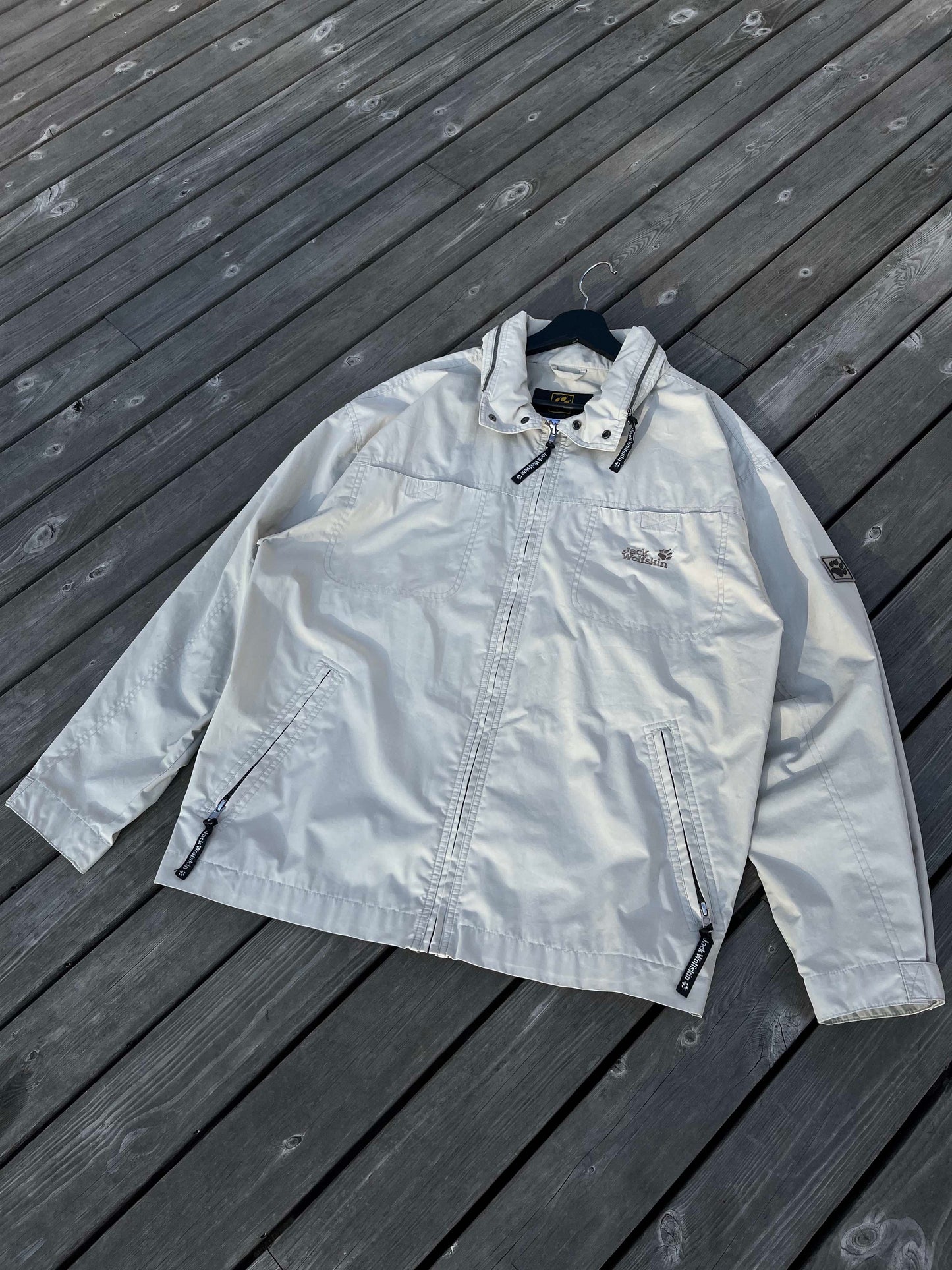 Vindjakke / sommerjakke Jack wolfskin Harrington jacket L large - supersaelger