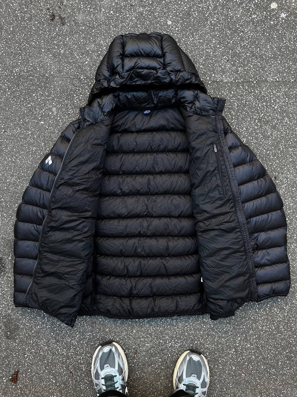 Mont Bell Montbell Jakke i Sort Black Large Herre Brugt
