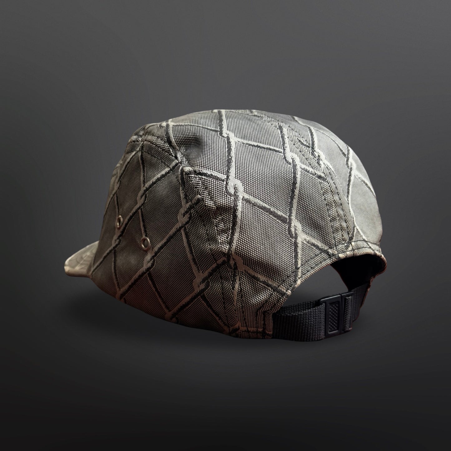 Supreme Chainlink Camp Cap – Black / Grey