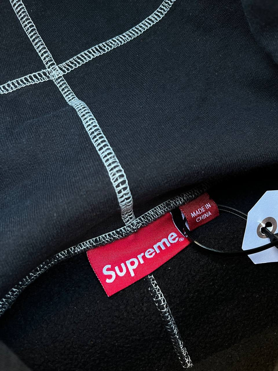 Supreme Hættetrøje i Sort Large