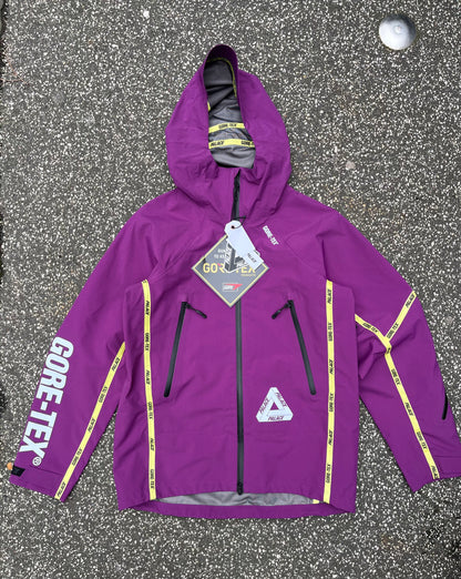Palace Gore-Tex Skaljakke Regnjakke Lilla M Medium