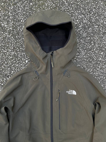 Regnjakke The North Face i grøn khaki farve med Gore-tex membran XS dame
