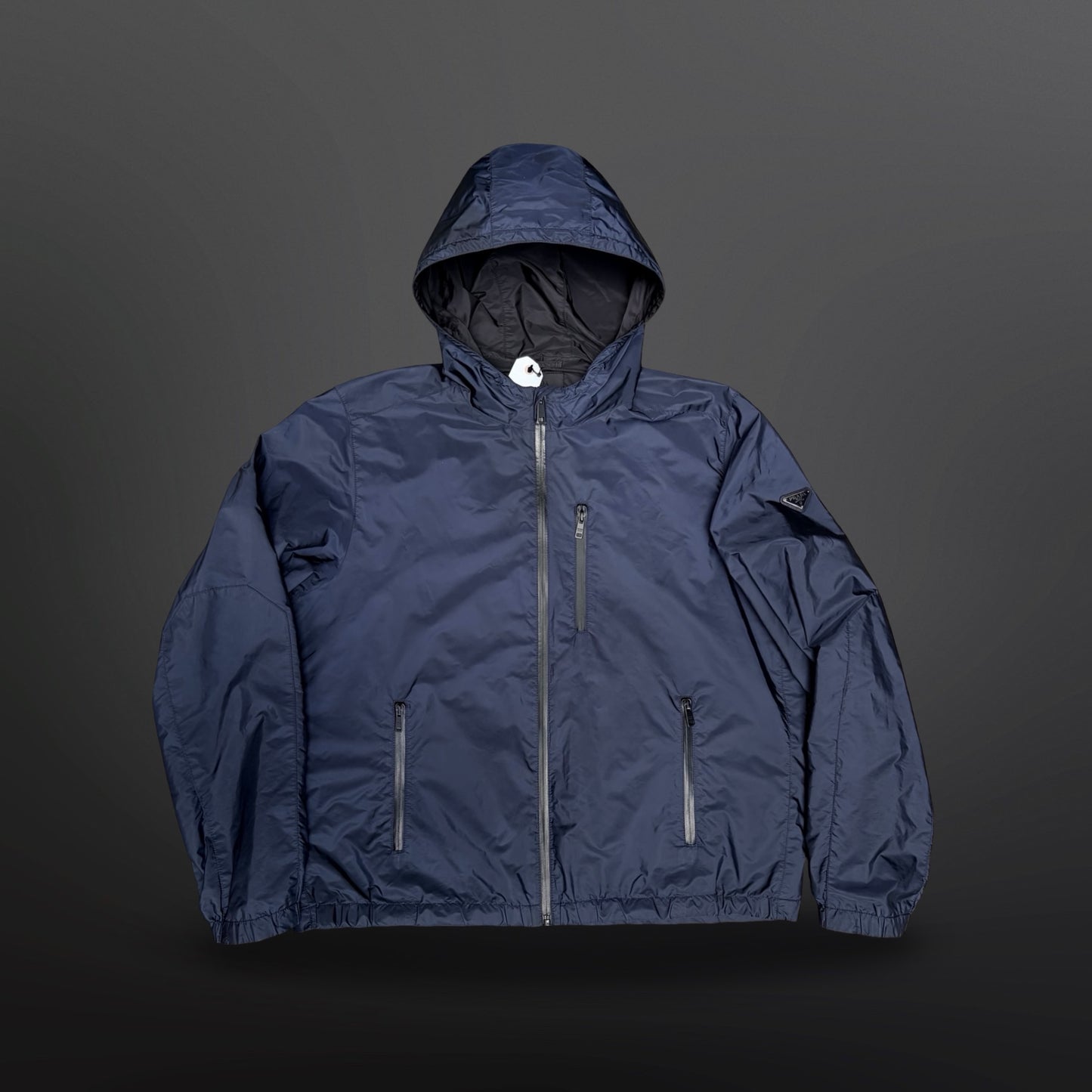 Prada Re-Nylon Hooded Jacket – 3XL (Fitter som XL)