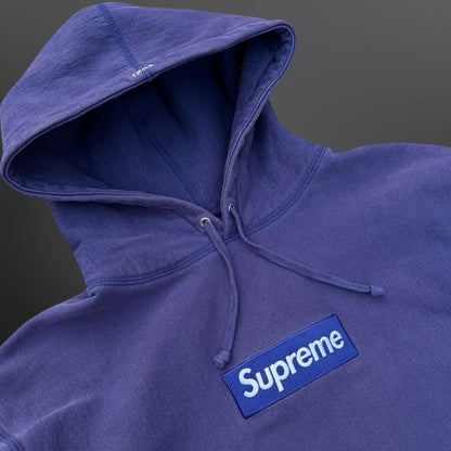 Supreme Box Logo Hoodie – Lilla (FW21) – Str. Large