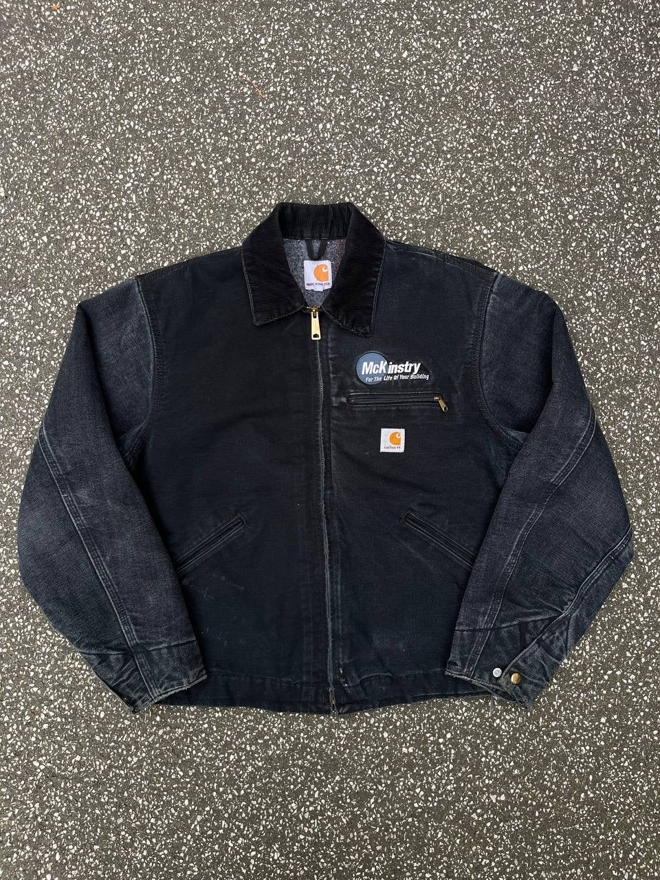 Carhartt Detroit Jakke Work Jacket 90’erne Sort M Medium Made In USA