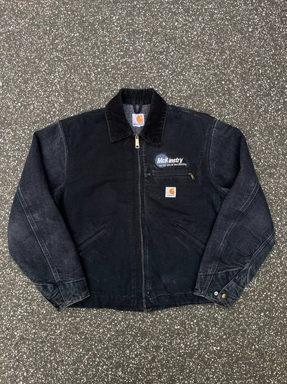 Carhartt Detroit Jakke Work Jacket 90’erne Sort M Medium Made In USA