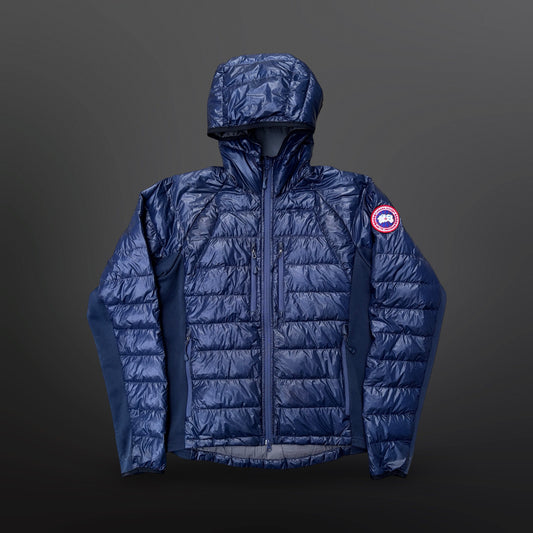 Canada Goose dunjakke med hætte – Navy – Large