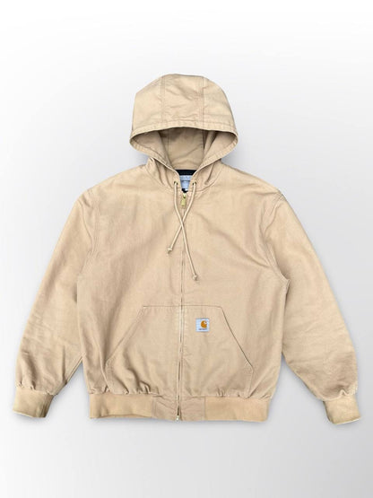 Carhartt Active Jacket Work USA Jakke i Beige Sand farve XL brugt