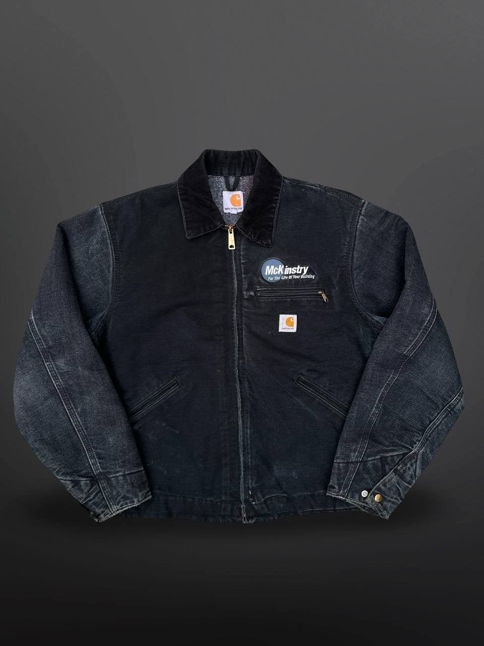 Carhartt Detroit Jakke Work Jacket 90’erne Sort M Medium Made In USA