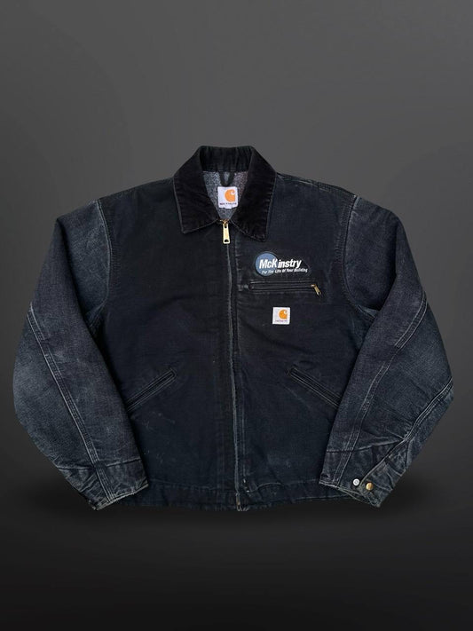Carhartt Detroit Jakke Work Jacket 90’erne Sort M Medium Made In USA