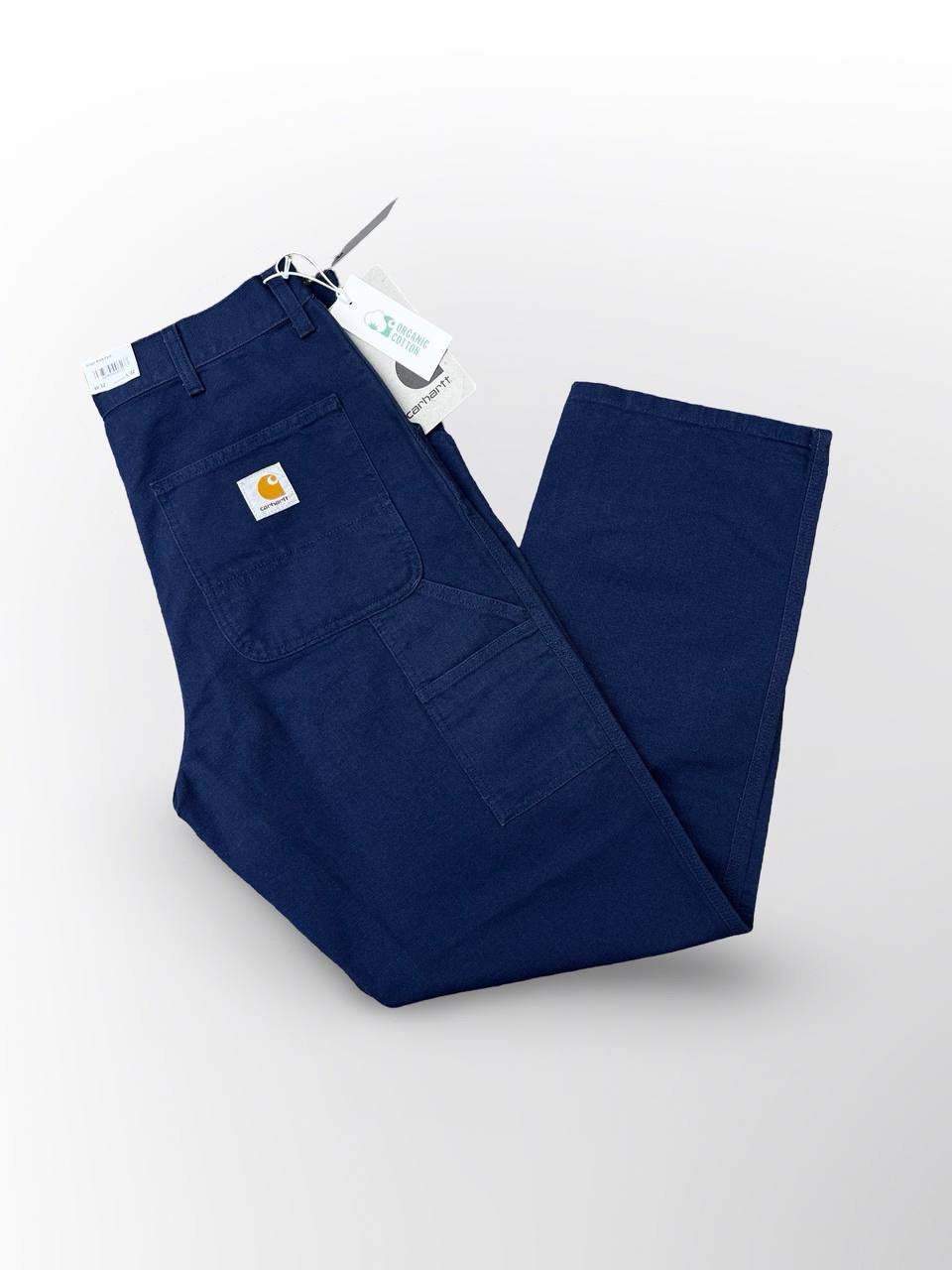 Carhartt WIP Single Knee Pant jeans Bukser i navy W32 L32 nye