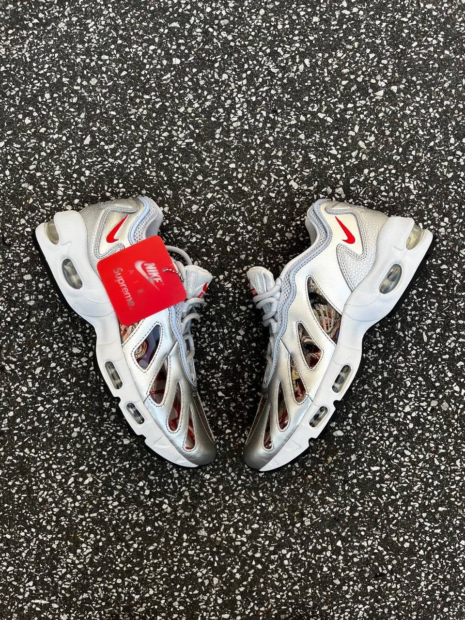 Supreme X Nike Air Max 96 Silver Brand New 42,5
