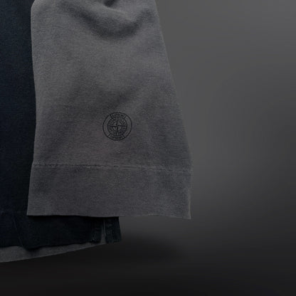 Supreme x Stone Island Long Sleeve – Black/Grey – Large