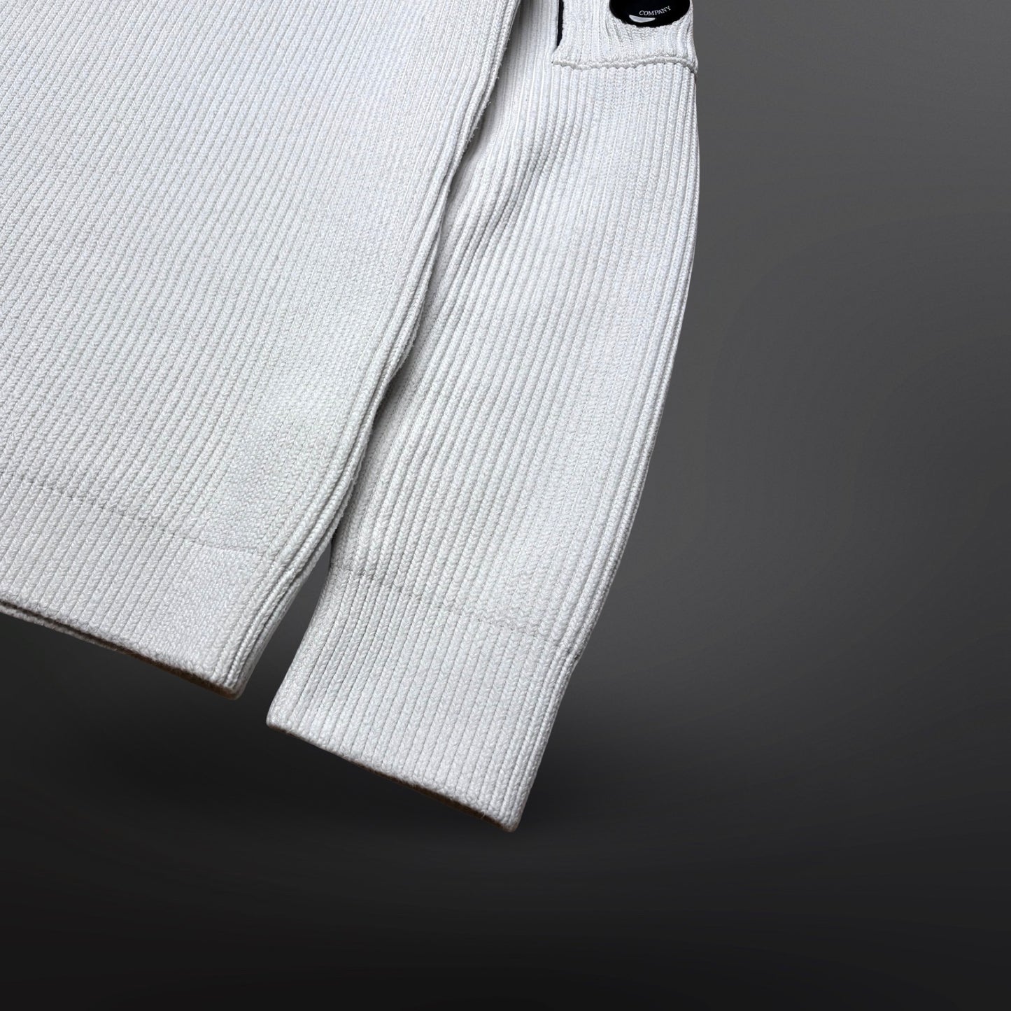 C.P. Company Sea Island Cotton Crewneck – Hvid (Str. 52 / Large)