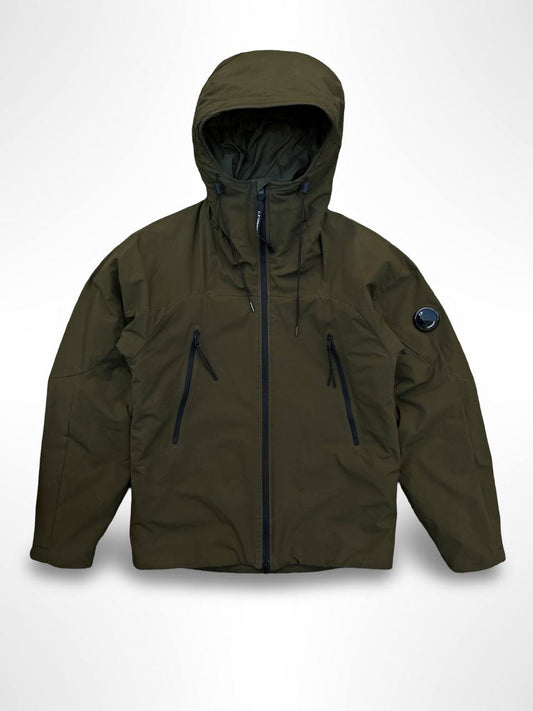 C.P.Company Pro-Tek jakke Primaloft i khaki Grøn S Small Brugt
